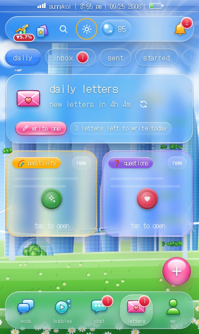 Letters in Zurbax: sealed envelopes from strangers